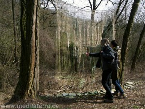 Christiane Wünsche "Schöne Aussicht" - Kunstwerk am Kunst- und Kulturweg oberhalb von Leutesdorf bei Koblenz - Rheinsteig