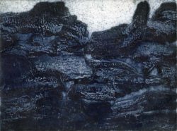 Katharina Bossmann, USA, Canyonland, 2019, electrolytic etching, 23 x 30.5 cm